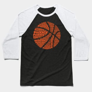 Phoenix Typography Design Basketball Baseball T-Shirt